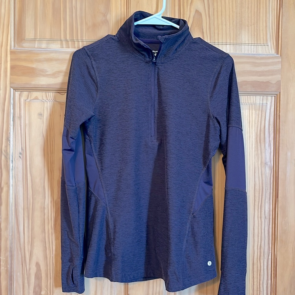 Deep purple quick dry top